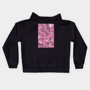 Pale Pink Roses Photo Kids Hoodie